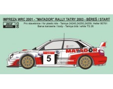 Decal – Subaru Impreza WRC 2002 Matador rally team 2003